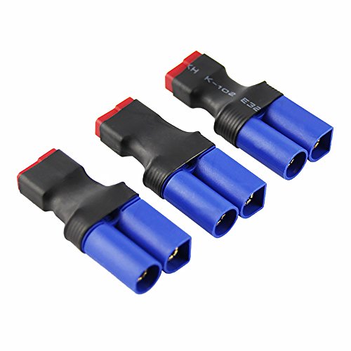 OliYin 3 stücke Männlichen EC5 zu Weiblich Deans Losi Stecker Adapter Brushless Lipo Ladegerät (Packung von 3) von OliYin