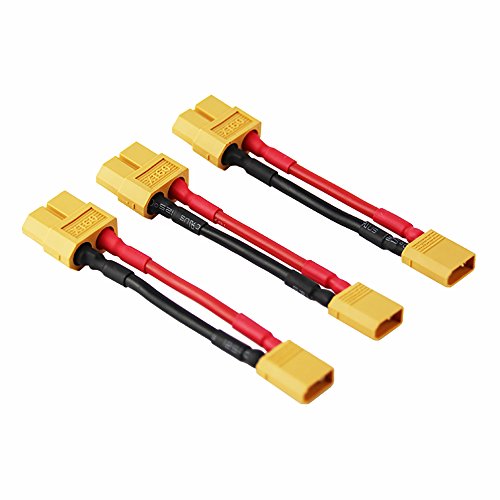 OliYin 3 stücke Männlichen XT-30 zu Weiblich XT-60 Stecker Adapter XT30 XT60 FPV 16awg 1,96 inch Kabel(Packung von 3) von OliYin