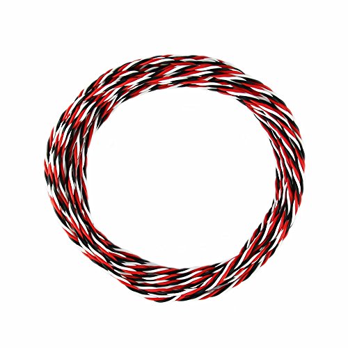 OliYin 32 Fuß 26AWG 26# Twist Servo Verlängerungskabel Futaba Twisted Wire Blei für RC Flugzeug Zubehör von OliYin