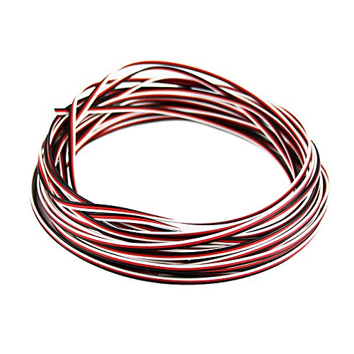 OliYin 50 fuß 22AWG Servo Kabel 3 p Linie Für Futaba JR RC Servo Hobby Modellflugzeug Modell Verdrahtung 60 corex0,08mm von OliYin