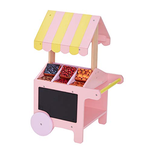 Olivias World 16 Zoll Babypuppen Holz Gebäckwagen Spielzeug TD-12879A von Olivia's Little World