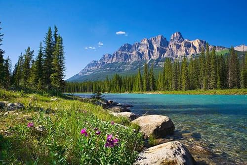 Banff National Park, Canada, 3000 Piece Wooden Puzzle, challenging Game von Olymp