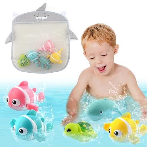 Omagie 6 Stück Baby Badespielzeug Wasserspielzeug Kinder Badewannenspielzeug Badespielzeug Wasserspielzeug Wasserspielzeug Kinder Badewannen Spielzeug Spritztiere Für Kleinkinder Für Jungen von Omagie