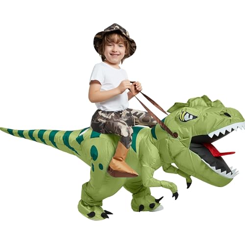 Dino Kostüm Kinder,T-rex kostüm,Dinosaurier Kostüm Geeignet für Rollenspiele, Partys, Halloween, Weihnachten, Parks, Outdoor-Aktivitäten, Firmenfeiern von OmekwA