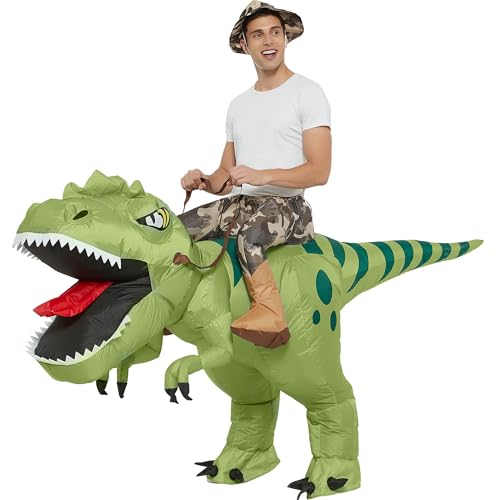 Dinosaurier Kostüm erwachsene,Trex Kostüm,Dino Kostü Geeignet für Rollenspiele, Partys, Halloween, Weihnachten, Parks, Outdoor-Aktivitäten, Firmenfeiern von OmekwA