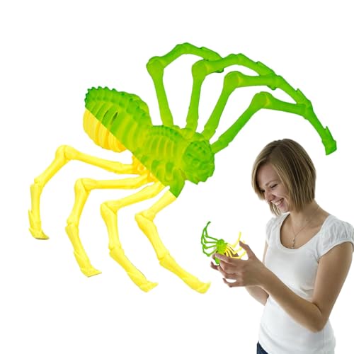 Onkujlpst 3D-gedrucktes Spinnenspielzeug, Gelenkspinne, 3D-gedruckte Spinnenspielzeuge mit beweglichen Gelenken, Mystery Spider 3D-bewegliche Spinne für Erwachsene, Schreibtischspielzeug für das von Onkujlpst