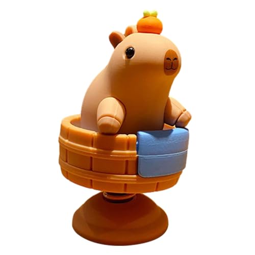 Onkujlpst Capybara Figur Ornament,Capybara Auto Figur | Niedliche Capybara-Statue für Autodekoration - Exquisite Mini-Desktop-simulierte Capybaras-Figuren für Wohnzimmer, Schlafzimmer, Auto von Onkujlpst