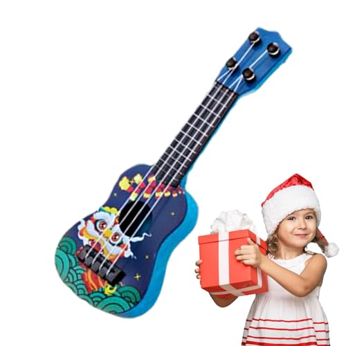 Onkujlpst Kinder-Ukulele,Kinder-Ukulele-Gitarre - Kinder Spielen frühpädagogische Gitarre - Antikollisions-Keep-Töne, 4-saitige Kinder-Ukulele für Mädchen, Vorschulkinder, Anfänger von Onkujlpst