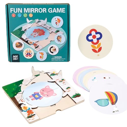 Onkujlpst Matching Pattern Gamep, Puzzle-Matching-Spiel - Spiegelbild-Puzzlespiel - -Puzzlespielzeug, entwickelt Feinmotorik, frühpädagogisches Spielzeug für Kinder von 3–6 Jahren von Onkujlpst