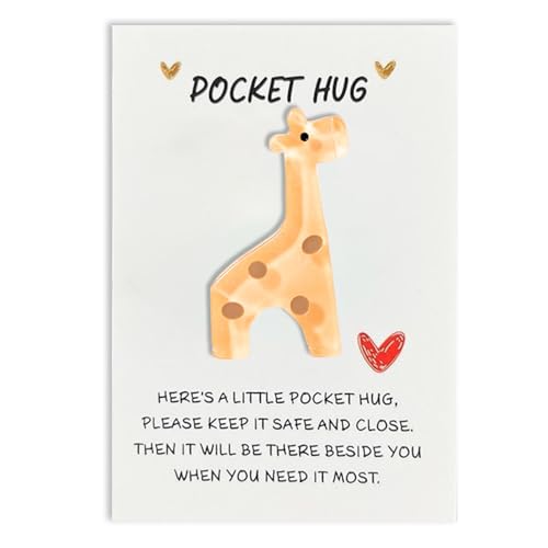 Onperpoe Pocket Hug Positive Giraffe Mini Taschen Umarmungs Giraffe Mit Ermutigend GrußKarte Emotional Support Tier Mutmacher Geschenke Gute Besserung Geschenk Glücksbringer Prüfung Geschenk Onperpoe Pocket Hug Positive Giraffe Mini Taschen Umarmungs Giraffe Mit Ermutigend GrußKarte Emotional Support Tier Mutmacher Geschenke Gute Besserung Geschenk Glücksbringer Prüfung Geschenk von Onperpoe