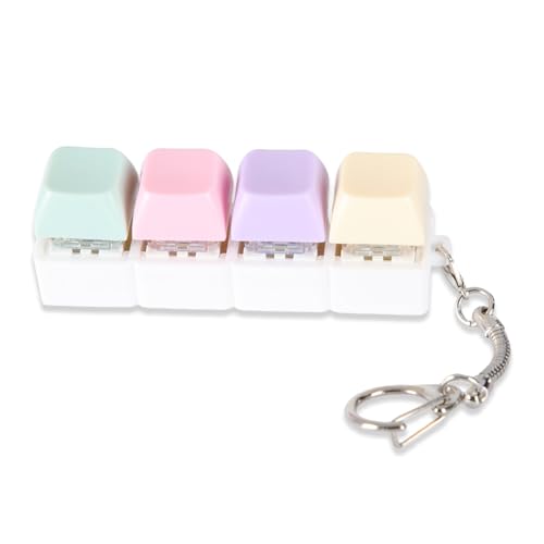 Tastatur Fidget Spielzeug für Erwachsene Pastell Tastatur Schlüsselanhänger Lustig Bunter Fidget Tastatur Clicker Mechanischer Schalter Stressabbau Schlüsselanhänger für Männer und Frauen (B) Tastatur Fidget Spielzeug für Erwachsene Pastell Tastatur Schlüsselanhänger Lustig Bunter Fidget Tastatur Clicker Mechanischer Schalter Stressabbau Schlüsselanhänger für Männer und Frauen (B) von Onperpoe