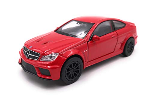 Onlineworld2013 Modellauto Amg C63 Black Series Rot Auto Maßstab 1:34-39 (lizensiert) von Onwomania