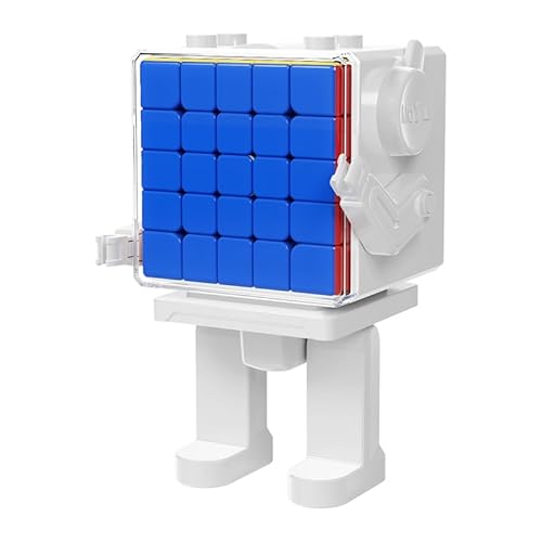 FunnyGoo MoYu Würfel Roboter MF8968 Würfel Klassenzimmer MFJS Meilong 5 5x5 Magie Puzzles Würfel Aufkleber mit weißem Würfel Roboter von Oostifun