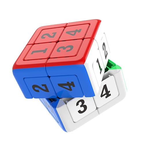 Gobus M Version Smooth Education Digital 1-9 Cube Twist Puzzle Cube Spielzeug (2x2x2 2 Schichten Zahlenwürfel) von Oostifun