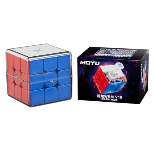 Oostifun 2024 Neueste MoYu WRM V10 3x3 Twisty Puzzle Würfel 3x3x3 Würfel Gehirn Teaser Würfel Klasse Unterrichtsspielzeug Aufkleber (Standard M Version) von Oostifun