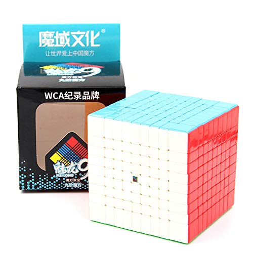 Oostifun FunnyGoo MoYu Cubing Classroom Mofang jiaoshi Meilong 9 9x9 Neun Schichten Magic Puzzles Würfel MFJS 9x9x9 Würfel (Multicolour Stickerless) von Oostifun