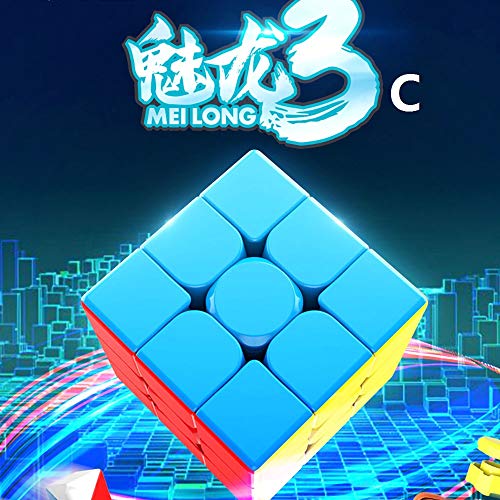 Gobus MoYu MoFangJiaoShi Cubing Classroom Meilong Series Meilong 3C 3x3 Magic Puzzle Cube Smooth Twist Puzzle Cube Spezialspielzeug Stickerless von Oostifun