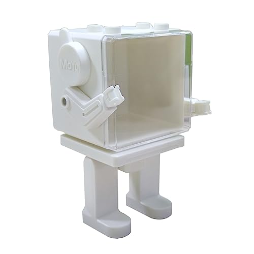 Oostifun MoYu Cube Roboter Weißer Roboter Shape Display Stand passend für MoYu 4x4 5x5 Cube, um den Würfel zu speichern und anzuzeigen, MF8970 von Oostifun