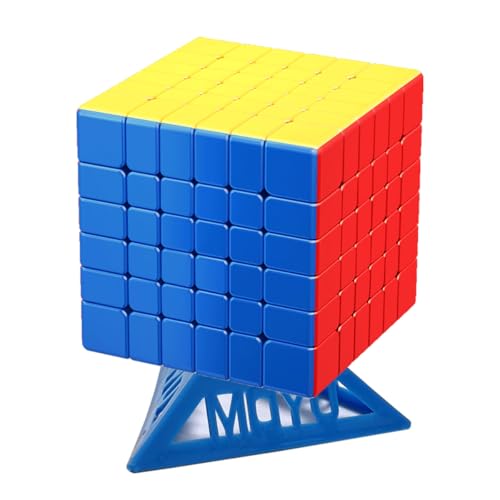 Oostifun MoYu Meilong 6x6 V2M Speed Puzzle Cube Stickerless, 6x6x6 V2 M Magic Turning Cube mit Cube Stand von Oostifun