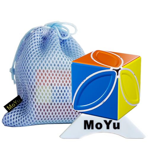 Oostifun MoYu MoFang JiaoShi Ahornblatt 24 M Standardversion Würfel Doppel Einstellsystem Matte Oberfläche Würfel Puzzle mit Würfeltasche und einem Würfel Stativ (Multi Color) von Oostifun