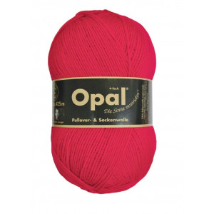 Opal Uni 4-ply Garn Unicolor 5180 Rot von Opal