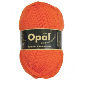 Opal Uni 4-ply Garn Unicolor 5181 Orange von Opal