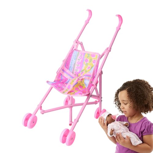 Opdestn Puppenwagen Für Babypuppen, Mädchen Rollenspiel Spielzeug, Sicheres Spielzeug für Kindergarten, Zusammenkünfte, Schlafzimmer und Kinderzimmer Opdestn Puppenwagen Für Babypuppen, Mädchen Rollenspiel Spielzeug, Sicheres Spielzeug für Kindergarten, Zusammenkünfte, Schlafzimmer und Kinderzimmer von Opdestn