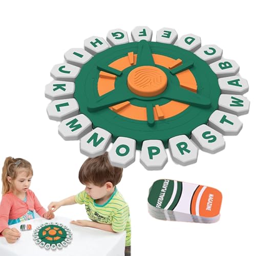 Tapple Spiel Think Words Spiel, Tapple Wortspiel, The Quick Thinking Letter Pressing Game, Denkwortspiel, Familienbrettspiel, Buchstabenspiel, Think Words Spiel mit Buchstaben für 2–8 Spieler von Opdestn