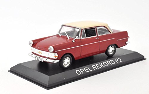 DieCast Modellauto 1:43 Agostini Opel Record P2 rot creme von Opel