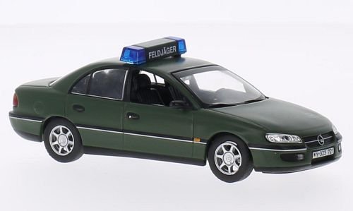 Opel Omega B1, matt-oliv, Feldjäger, 1994, Modellauto, Fertigmodell, SpecialC.-40 1:43 von Opel