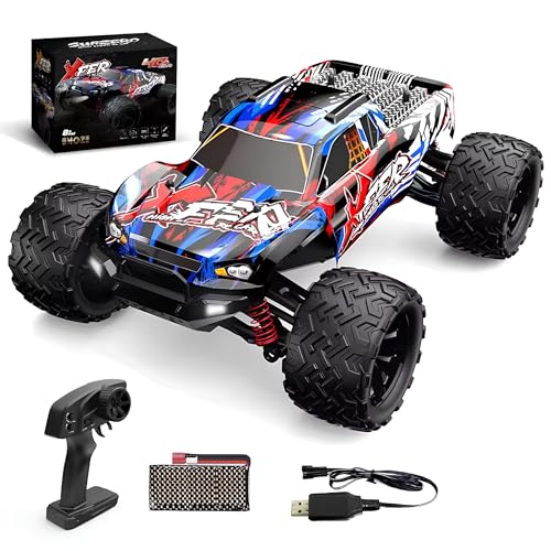 OpenRC RC ferngesteuertes Auto für jedes Terrain – 40 km/h Plus – Schnell RC Drift Car – 4x4 Ferngesteuertes Elektro-Fahrzeug Geschwindigkeit Kinder Erwachsene Mädchen Jungen – 1/18 Monster Truck von OpenRC