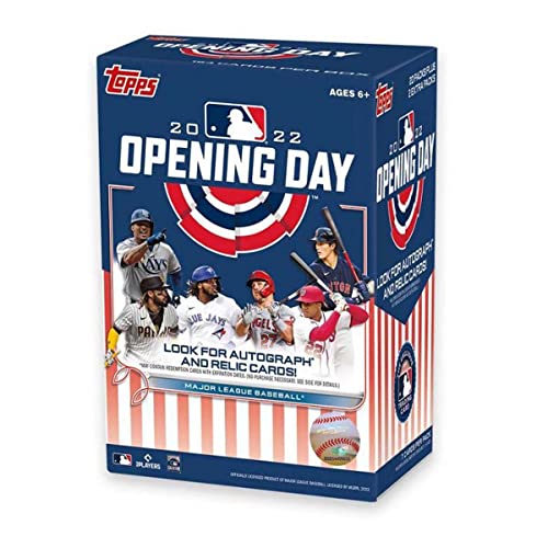 2022 Topps Opening Day Baseball Blaster Value Box - 154 Sammelkarten pro Box von Opening Day