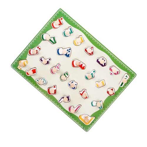 Operitacx 1 Set Früherziehungstafel Spielzeug Puzzle Für Kleinkinder Kleinkindspielzeug Kinderspielzeug Kinderpuzzles Arabisches Alphabet Arabisches Passendes Spielzeug Kleine von Operitacx