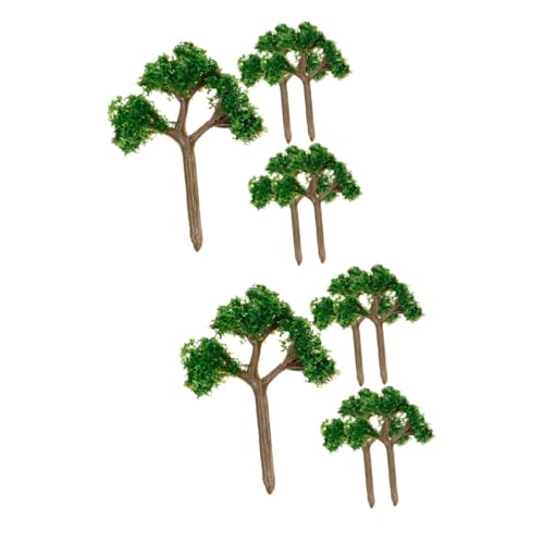 Operitacx 10 STK Modellbaum Mini-baumdeko Miniatur Gefälschter Baum Zuglandschaftsbaum Sandtisch DIY Modell Miniaturbaum Baummodellschmuck Künstliches Baummodell Miniatur-szenenbäume Plastik von Operitacx