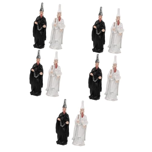 Operitacx 10 Stück Sandtisch Zubehör Puppenhaus Todesspielzeug Mini Tod Actionfigur Miniaturfigur Mystery Man Figur Miniaturen Realistisch Bemalte Todesfiguren Teestatue Aus von Operitacx