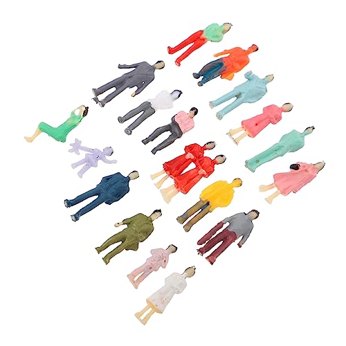 Operitacx 100 STK Charaktermodell Mini-People-Modelle Simulation Menschenmodell Sandtisch Minifiguren Gefälschtes Menschliches Modell Gefälschter Menschlicher Schmuck Plastik von Operitacx