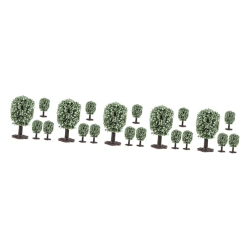 Operitacx 20 STK eiförmiger Baum spaß Artificial Tree dekorative zã¤UNE Tree Decoration Simulation Miniaturbäume Kleiner Baumschmuck künstlicher Baum Bäume dekorieren Baummodell Walzdraht von Operitacx