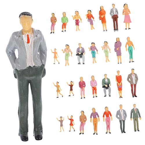 Operitacx 26st Minifigur Miniaturfiguren Von Menschen Miniaturmenschen Spielhaus Aktion Spielzeug Für Kleine Leute Miniaturmodell Menschen Actionfigur Actionfiguren Abs Schurke Marionette von Operitacx