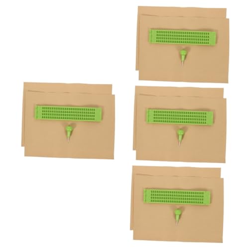 Operitacx 4 Sets Braille Tafel Braille Schreibtafel Und Stylus Set Braille Schreibplatte Jalousien Lehnende Schreibtafel Braille Schreibtafel Für Blinde Braille Schreibtafel Und von Operitacx