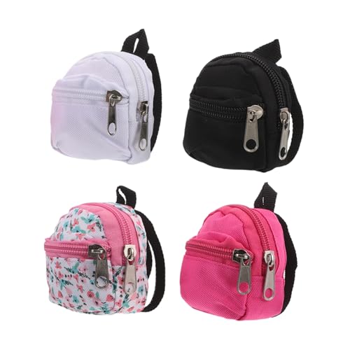 Operitacx 4stücke Miniatur-Rucksack Aus Polyester Für Puppen Mit Reißverschluss Und Detaillierten Nähten Für Puppenhausszenen Rollenspiele Und Kreative Fotografie Operitacx 4stücke Miniatur-Rucksack Aus Polyester Für Puppen Mit Reißverschluss Und Detaillierten Nähten Für Puppenhausszenen Rollenspiele Und Kreative Fotografie von Operitacx