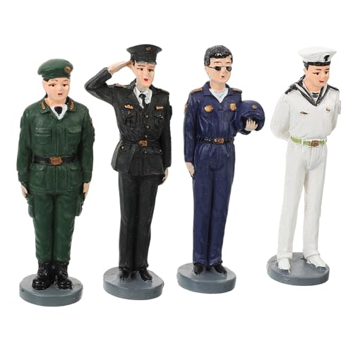 Operitacx Miniatur-Soldaten-Dekoration Soldatenmodelle-Set Soldaten-dekorationsset für Historische Nachstellungen von Operitacx