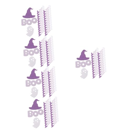 Operitacx 500 STK Halloween Konfetti Dekorative Streuung Halloween-Dekoration Hexenhut-konfetti Für Die Dekoration Hexenhut Konfetti Halloween-Party-konfetti Tischkonfetti Papier Violett von Operitacx