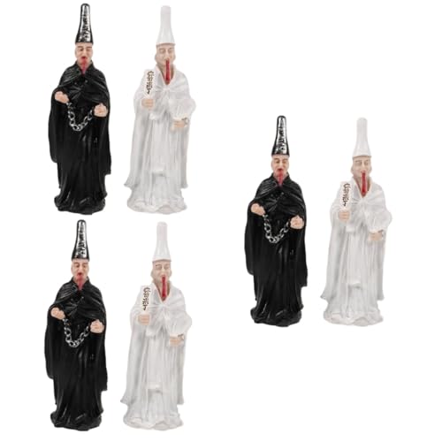 Operitacx 6 Stück Sandtisch Zubehör Puppenhaus Ornament Bemaltes Modell Todesfigur Religiöse Dekofigur Goth Dekor Mini Tod Action Figur Halloween Dekor Miniaturen von Operitacx