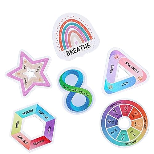 Operitacx 6 Stück Teiliges Sensorische Selbstklebende Beruhigungsaufkleber mit Strukturierter Oberfläche Farbige DIY Sticker für Smartphones Laptops und Geeignet für Unruhige Personen und Operitacx 6 Stück Teiliges Sensorische Selbstklebende Beruhigungsaufkleber mit Strukturierter Oberfläche Farbige DIY Sticker für Smartphones Laptops und Geeignet für Unruhige Personen und von Operitacx