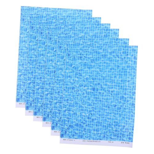 Operitacx 6stücke Holografische Aufkleber Ozeane Strand-Pool-Aufkleber Unterwasserwelt-Aufkleber Wellenwasserblatt Diorama-Szene Wellenwasser-effektblatt Wellenwasser-grafikblatt Operitacx 6stücke Holografische Aufkleber Ozeane Strand-Pool-Aufkleber Unterwasserwelt-Aufkleber Wellenwasserblatt Diorama-Szene Wellenwasser-effektblatt Wellenwasser-grafikblatt von Operitacx