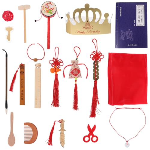 Operitacx Babyspielzeug 1 Set Chinesische Elemente Newborn Geburtstag Holzspielzeug 22 Stück, Unvergessliche Erste Geburtstagsfeier, Kleinkindspielzeug, Baby Shower Geschenkset, Babyparty Geschenk Operitacx Babyspielzeug 1 Set Chinesische Elemente Newborn Geburtstag Holzspielzeug 22 Stück, Unvergessliche Erste Geburtstagsfeier, Kleinkindspielzeug, Baby Shower Geschenkset, Babyparty Geschenk von Operitacx