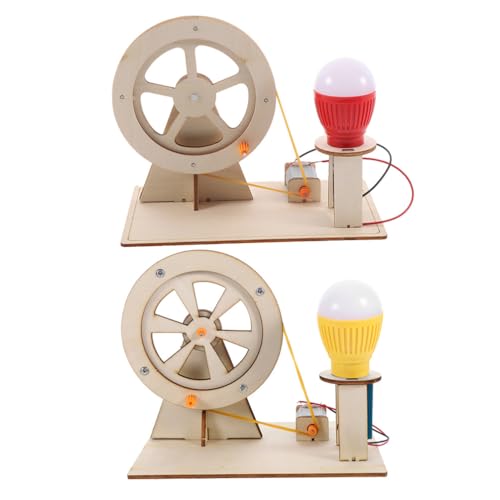 Operitacx DIY Handkurbelgenerator Kit - Wissenschaftsexperiment -Kit Für Kinderwissenschaftsexperimente von Operitacx