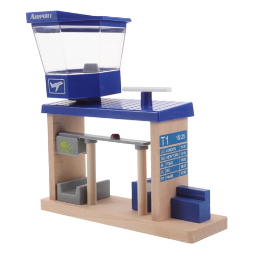 Operitacx Flughafen-gleisspielzeug Bahngleise Holz Holzstrecke Polizeistation Aufbewahrung Von Spielzeugflugzeugen -rennstrecke Eisenbahnspielzeug Spielzeugparkhaus Bahnhof Plastik Operitacx Flughafen-gleisspielzeug Bahngleise Holz Holzstrecke Polizeistation Aufbewahrung Von Spielzeugflugzeugen -rennstrecke Eisenbahnspielzeug Spielzeugparkhaus Bahnhof Plastik von Operitacx