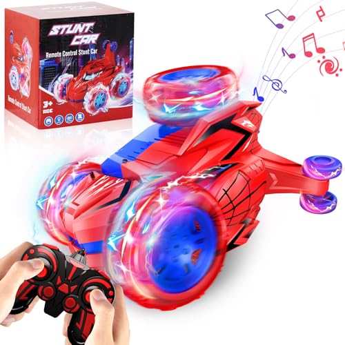 Ophy Ferngesteuertes Auto 2.4GHz|RC Auto Spielzeug ab 4 5 6 7 8 9 10 Jahre Junge|Indoor Outdoor Spielzeug Kinder|Spinnenauto Remote Control Stunt Car von Ophy