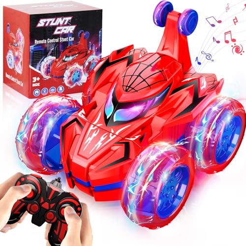 Ophy Ferngesteuertes Auto RC Auto Spider Spielzeug ab 3 4 5 6 7 8 9 Jahre Junge, Indoor Outdoor Spielzeug Kinder Weihnachten Geschenke, Spinnenauto Remote Control Stunt Car von Ophy